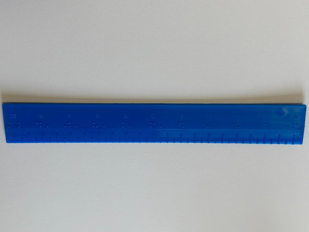 BRAILLE / KABARTMA CETVEL 