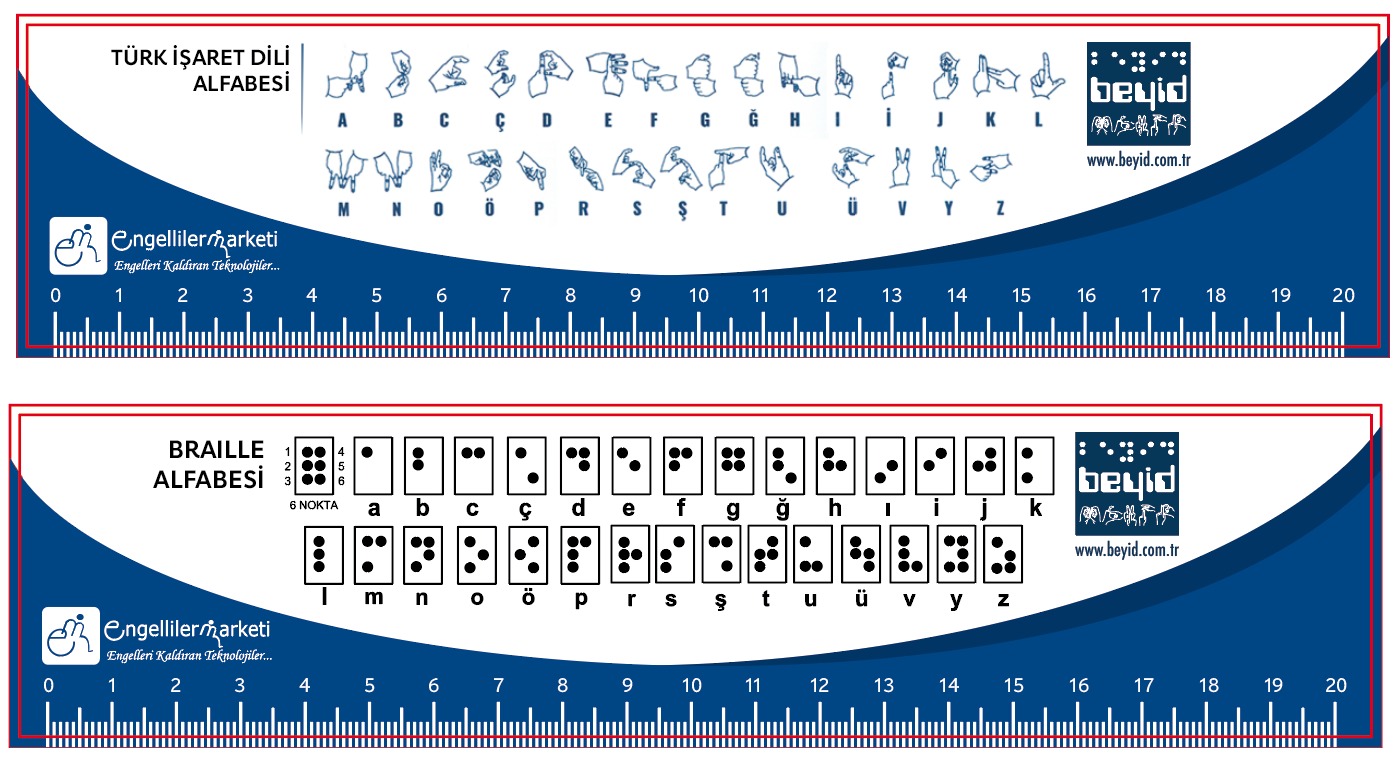 BRAILLE KİTAP AYRACI