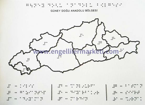 Kabartma Türkiye Haritaları - 8 Haritalı Set