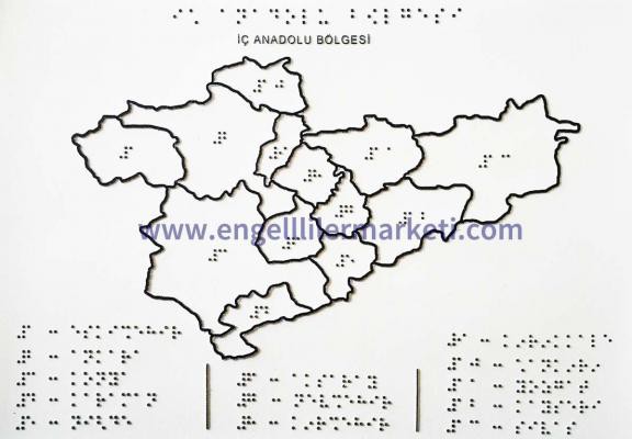 Kabartma Türkiye Haritaları - 8 Haritalı Set