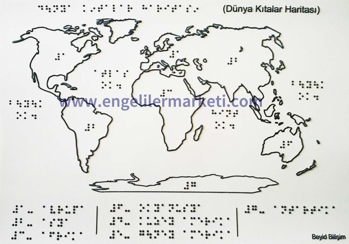 Kabartma%20Dünya%20Kıtalar%20Haritası