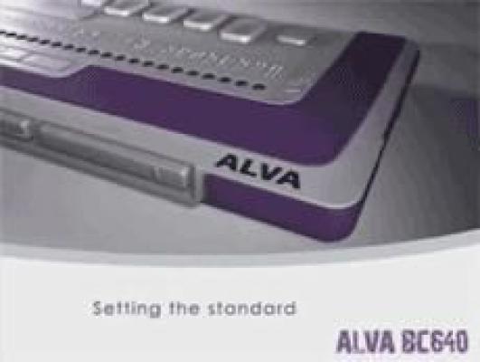 Alva BC640 Base Unit Kabartma (Braille) Ekran