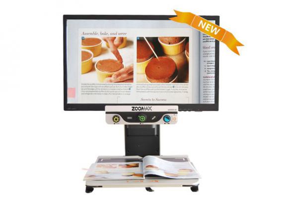 Zoomax Aurora 24″ desktop video magnifier