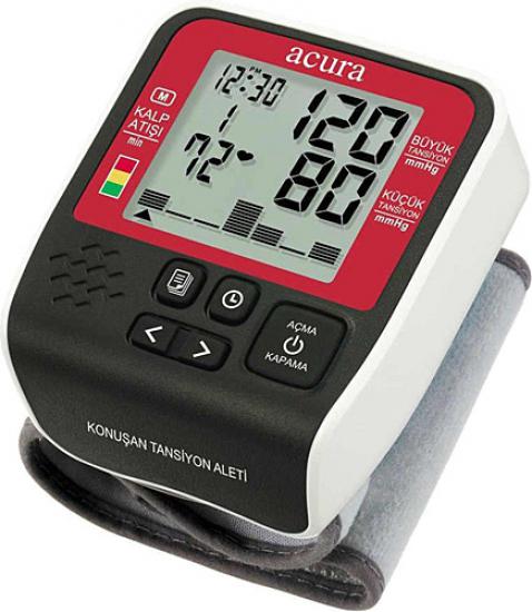 Acura AC-437S Turkish Talking Wrist Blood Pressure Monitor