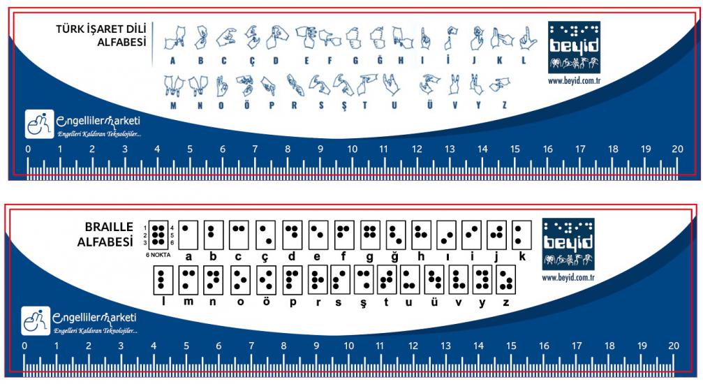 braille kitap ayracı