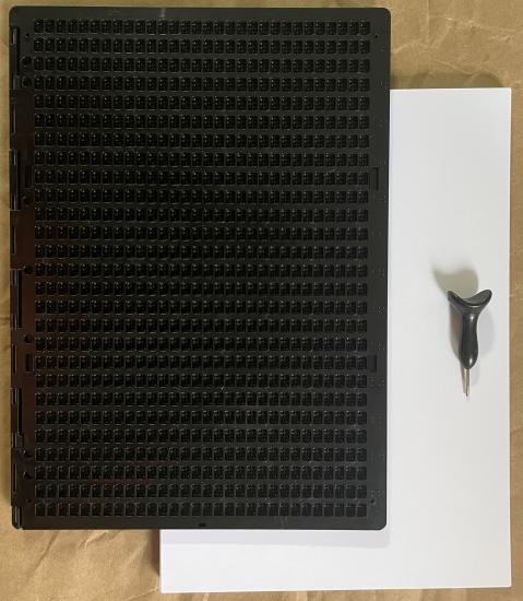 Braille Yazı Seti -8 (27 Satır Tablet-Kalem-100 Adet Kağıt)