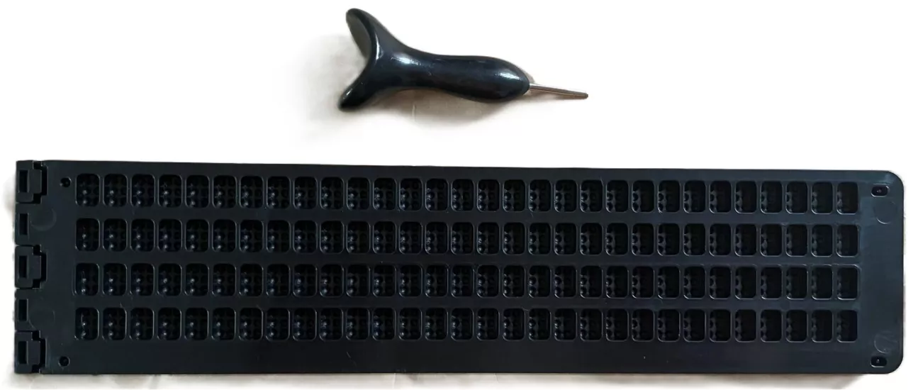 Braille Yazı Seti -3 (4 Satır Tablet-Kalem)