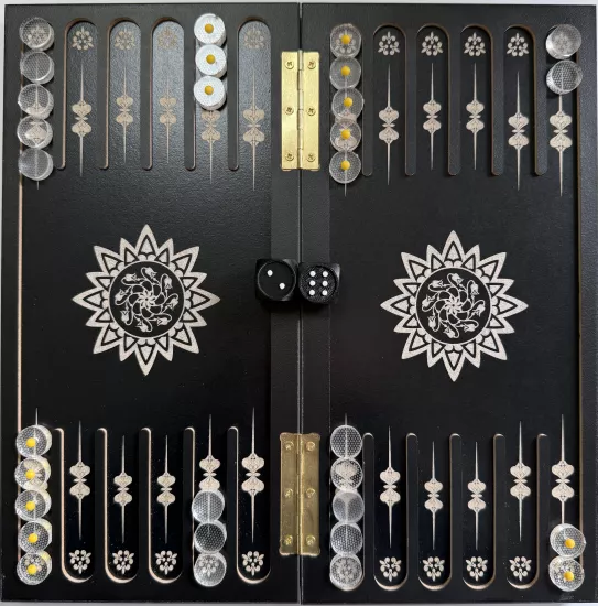 TactileLand Tavla ve Küçük Boy Satranç Takımı