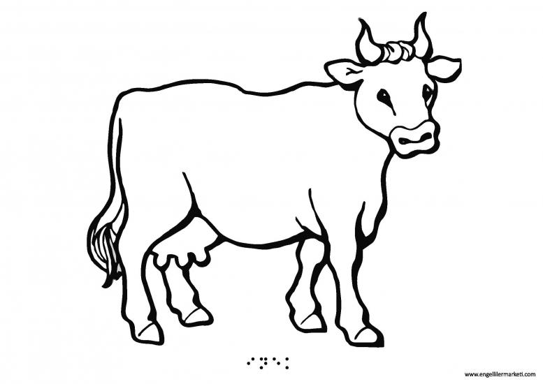 Tactile Animal Shape-Cow