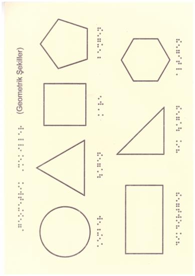 Kabartma Geometrik Şekiller