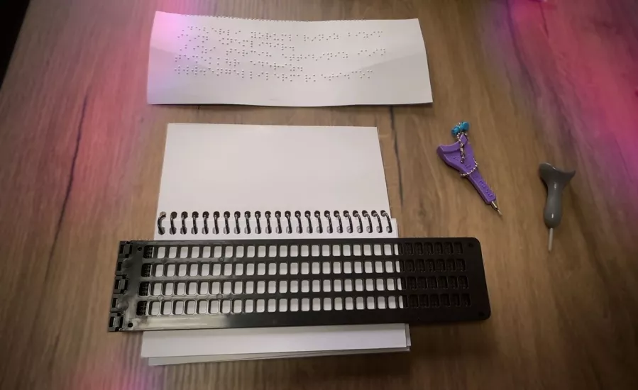 Braille Yazı Not Defteri