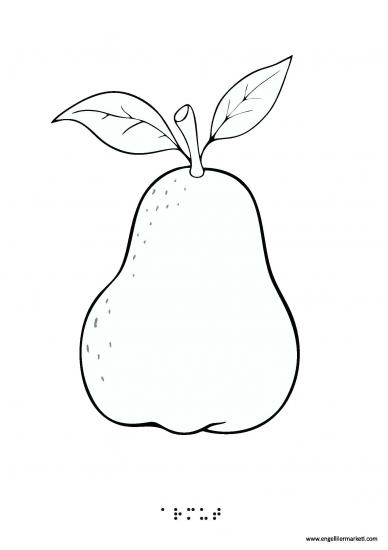 Tactile Fruit Shape-Pear